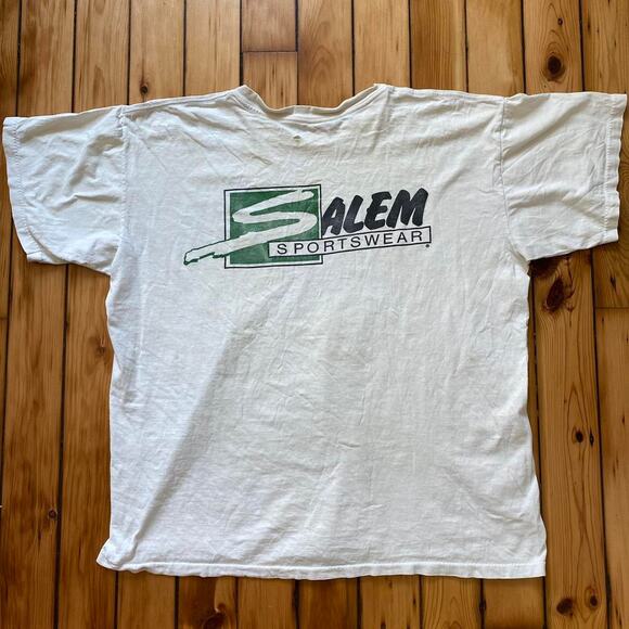 Vintage 1993 Larry Bird Celtics Salem Sportswear Single Stitch T-Shirt XL - Picture 4 of 4